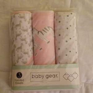 Baby Gear hooded towels